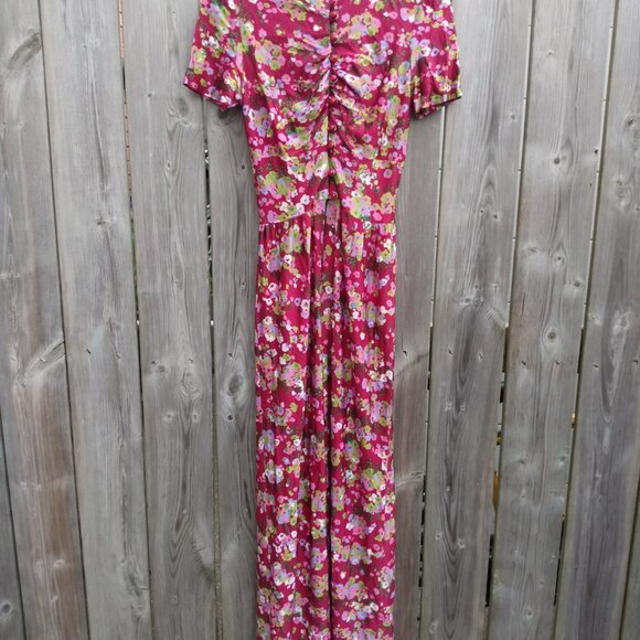 Vintage Peignoir Robe Over Dress 28" Bust 22" Waist Dressing Gown Dress Duster - Picture 2 of 16